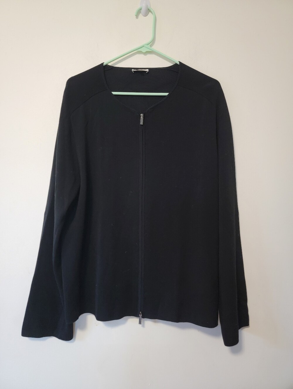 Lafayette 148 New York Black Zip-Front Women's Jacket